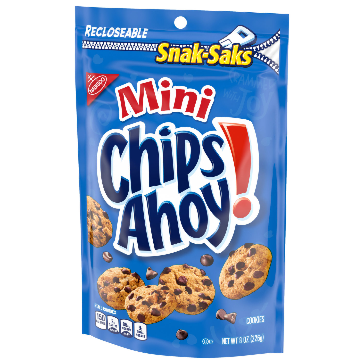 1) Family Size Bag Chips Ahoy! Chocolate Chip Cookies 18.2 Oz !