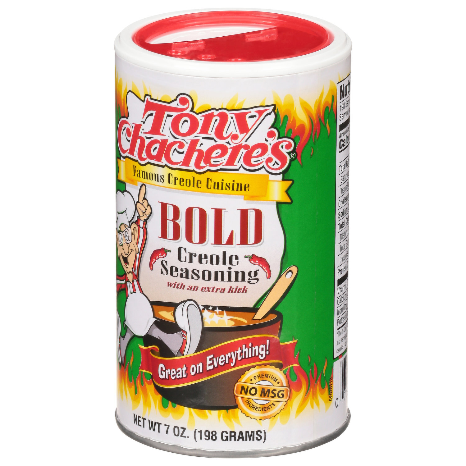  Tony Chachere's Bold Creole Seasoning, 7 Ounce