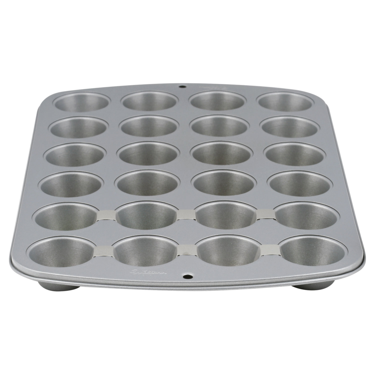 Wilton Bake It Simply Extra Large Non-Stick Mini Muffin Pan, 24-Cup, Size: Regular, Multicolor