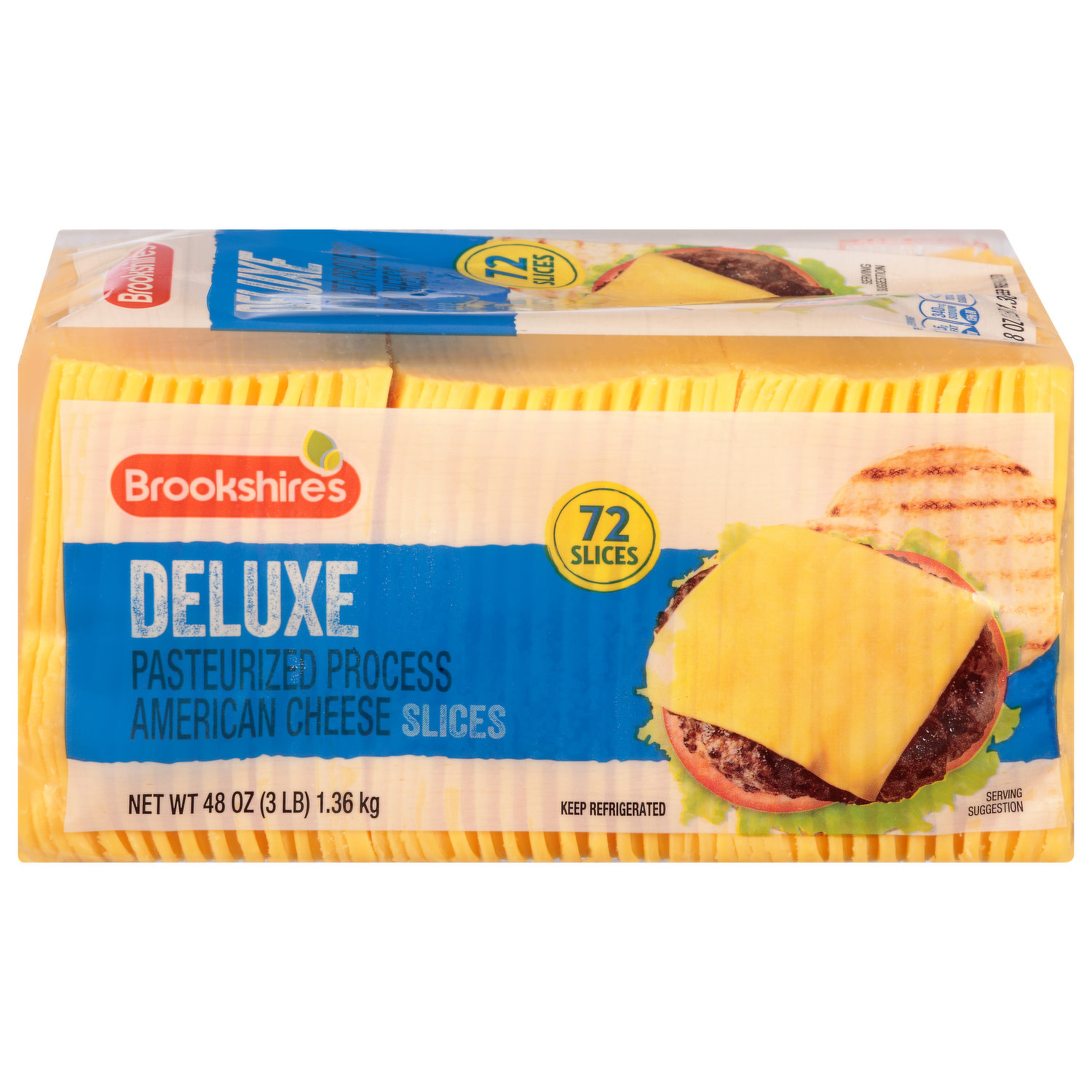 Brookshire's Cheese Slices, American, Deluxe