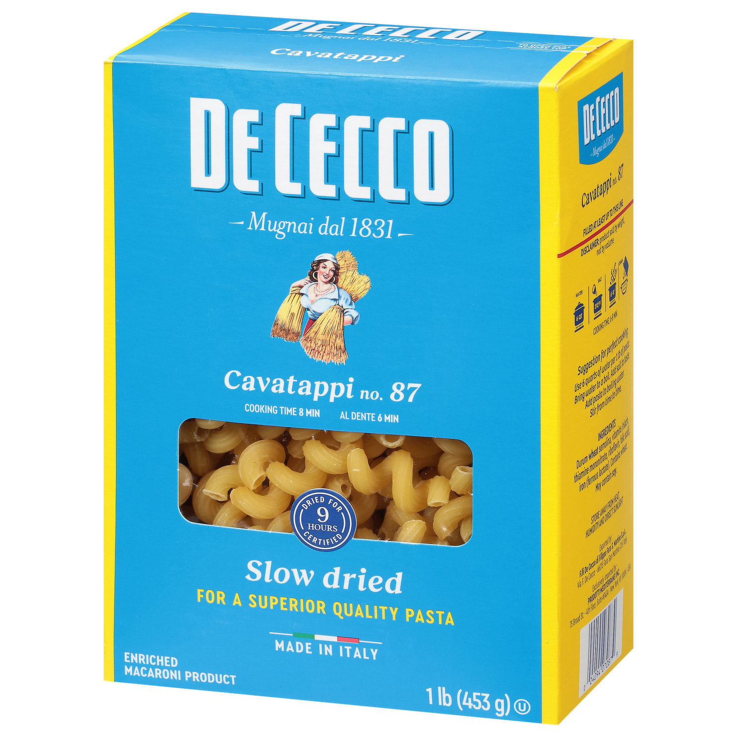 De Cecco Orzo Pasta, 16 Ounce (Pack of 6 Boxes)