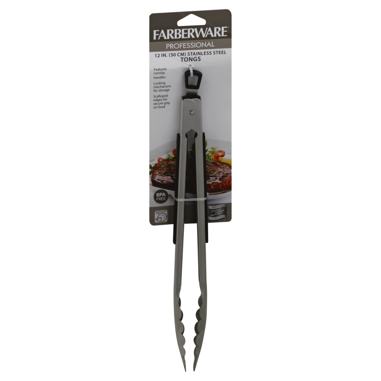 KitchenAid Classic Locking Utility Tong (Stainless Steel)