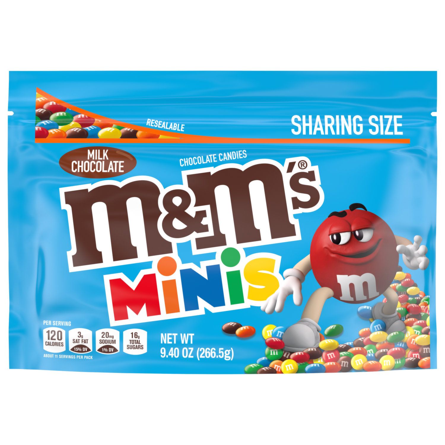 M&M's Minis Milk Chocolate Candies Sharing Size