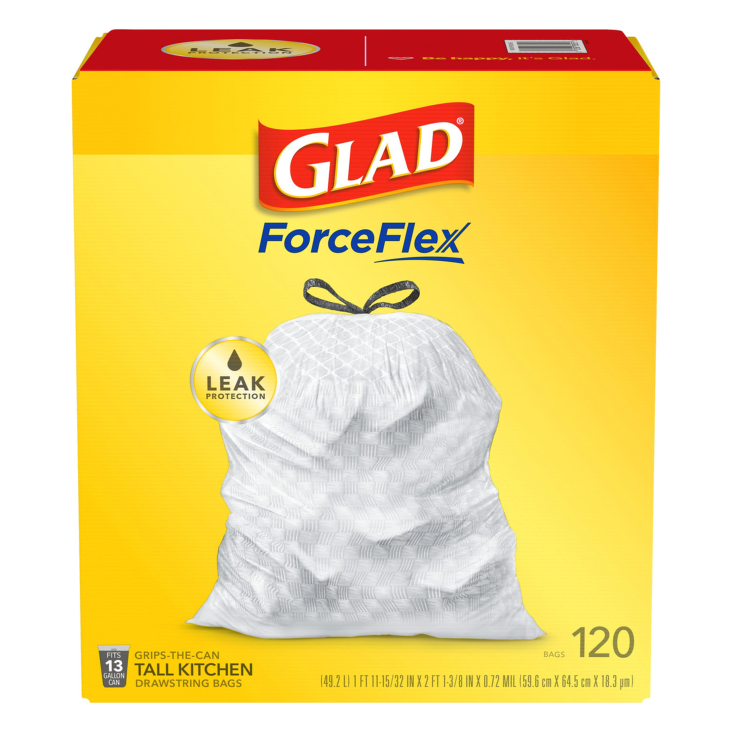 Glad Tall Kitchen Drawstring Trash Bags