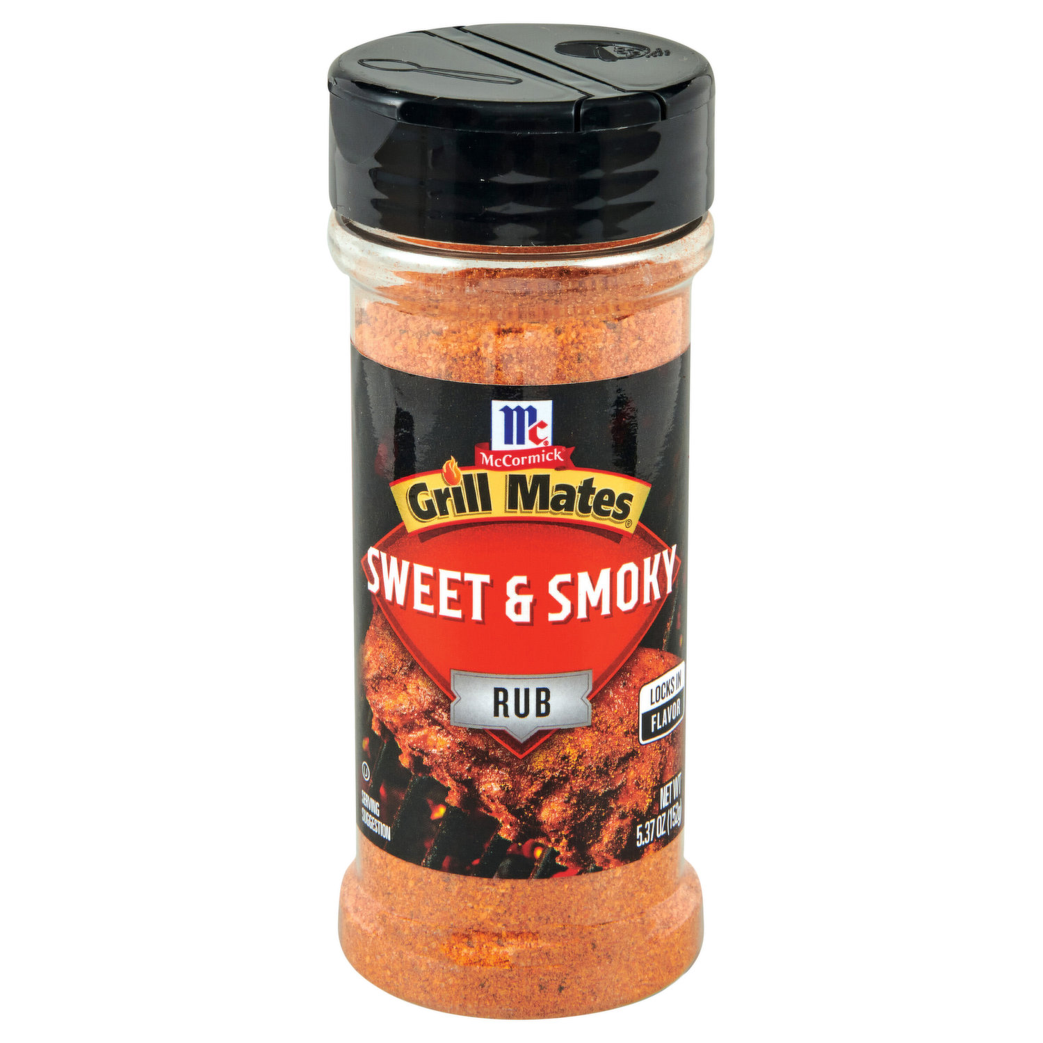 McCormick Grill Mates Coarse Black Pepper & Flake Salt Grilling Seasoning,  5.71 oz