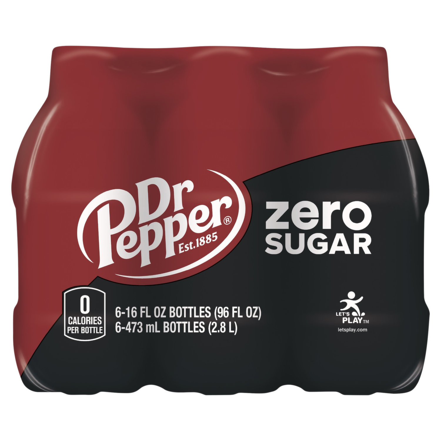 Dr Pepper Made with Sugar, 8 fl oz glass bottles, 6 pack 