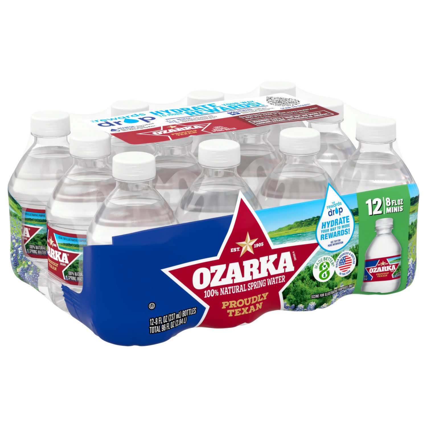 Bottled Spring Water  Ozarka® Brand 100% Mountain Spring Water