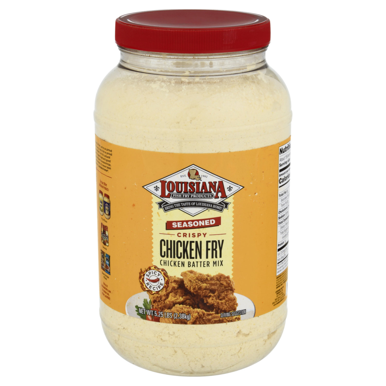 Louisiana Fish Fry: New Orleans Style Seafood Breading Mix With