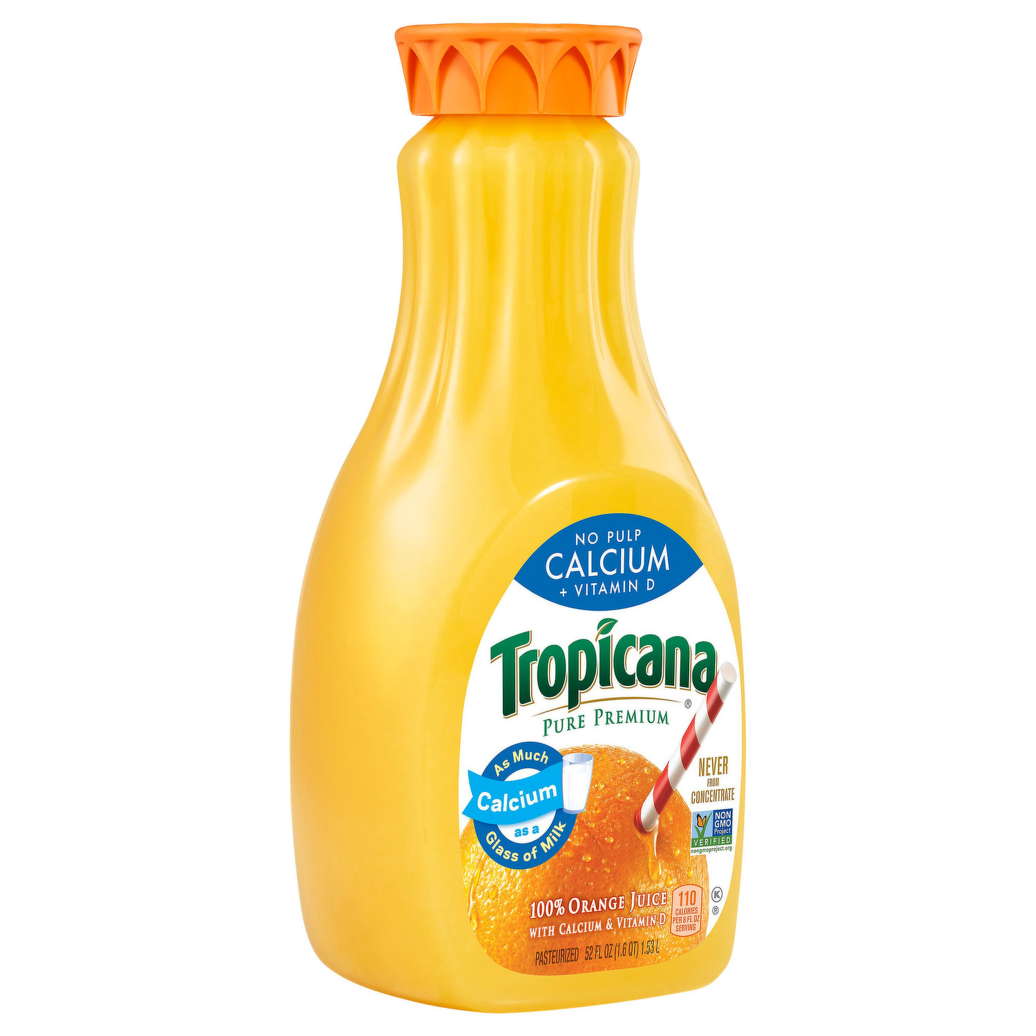 Tropicana® Orange Juice No Pulp Bottle, 89 fl oz - Foods Co.