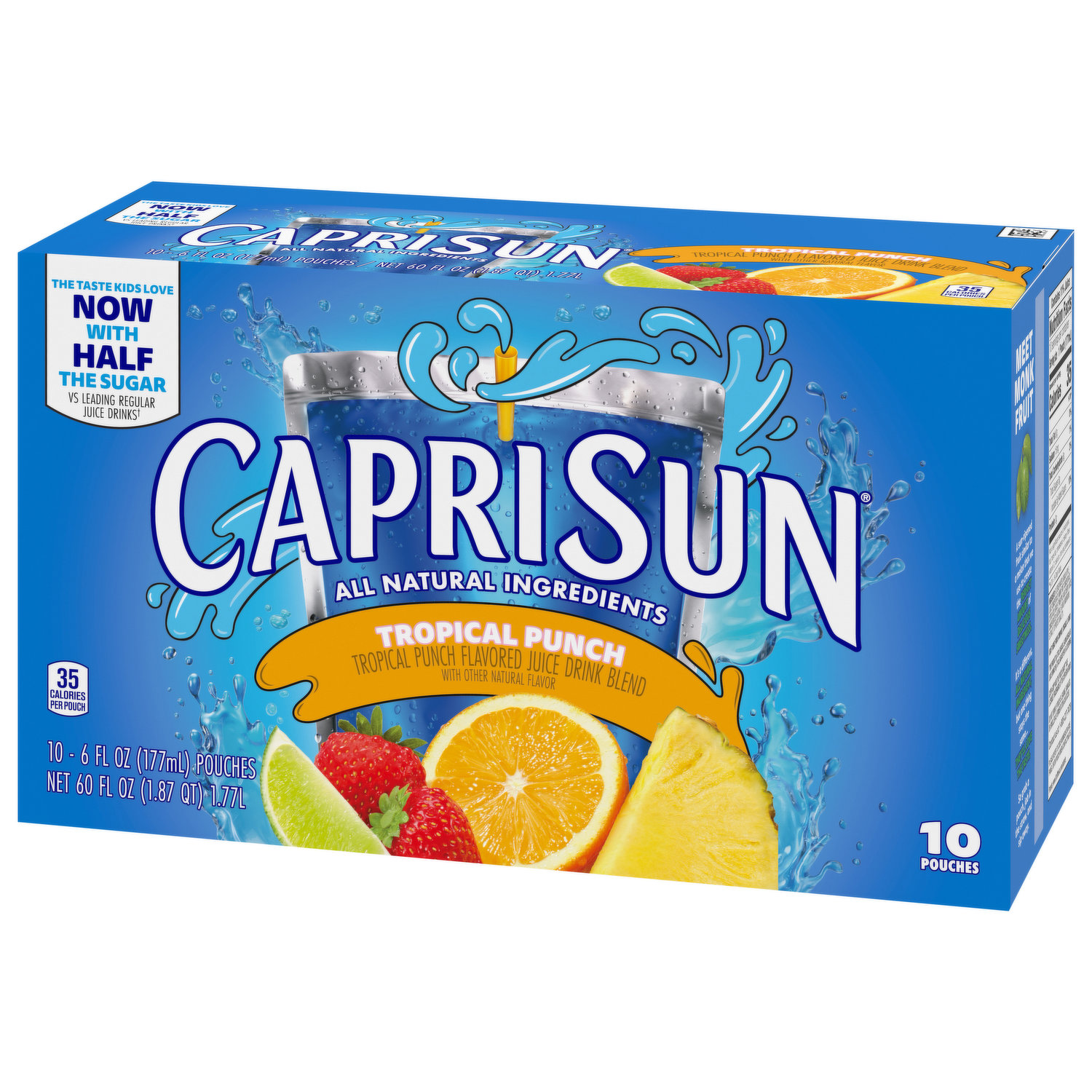 Capri Sun Juice Drink Blend, Tropical Punch - Brookshire's