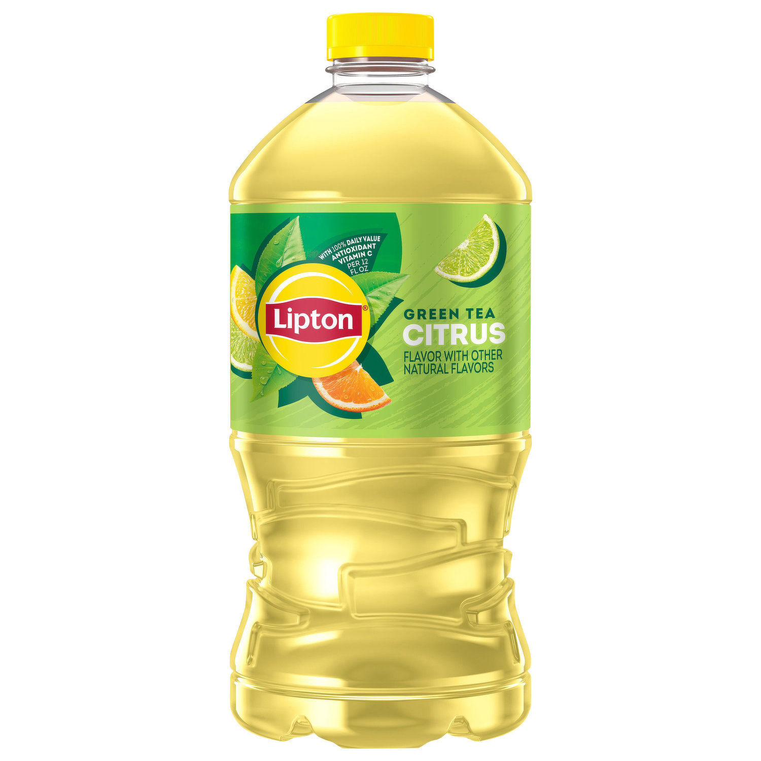 Lipton Green Tea, Diet, Citrus Flavor - 12 pack, 16.9 fl oz bottles