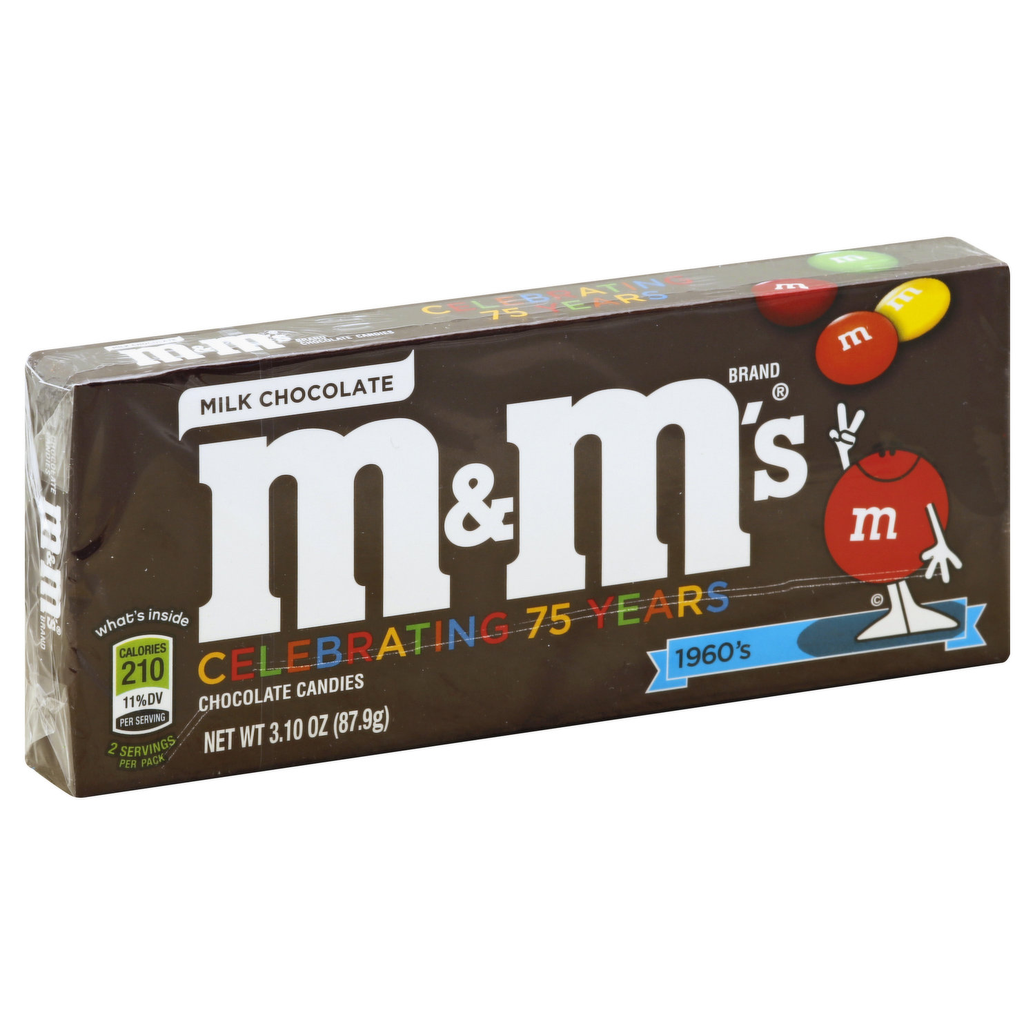 M&M's Chocolate Candies, Peanut - 3.10 oz