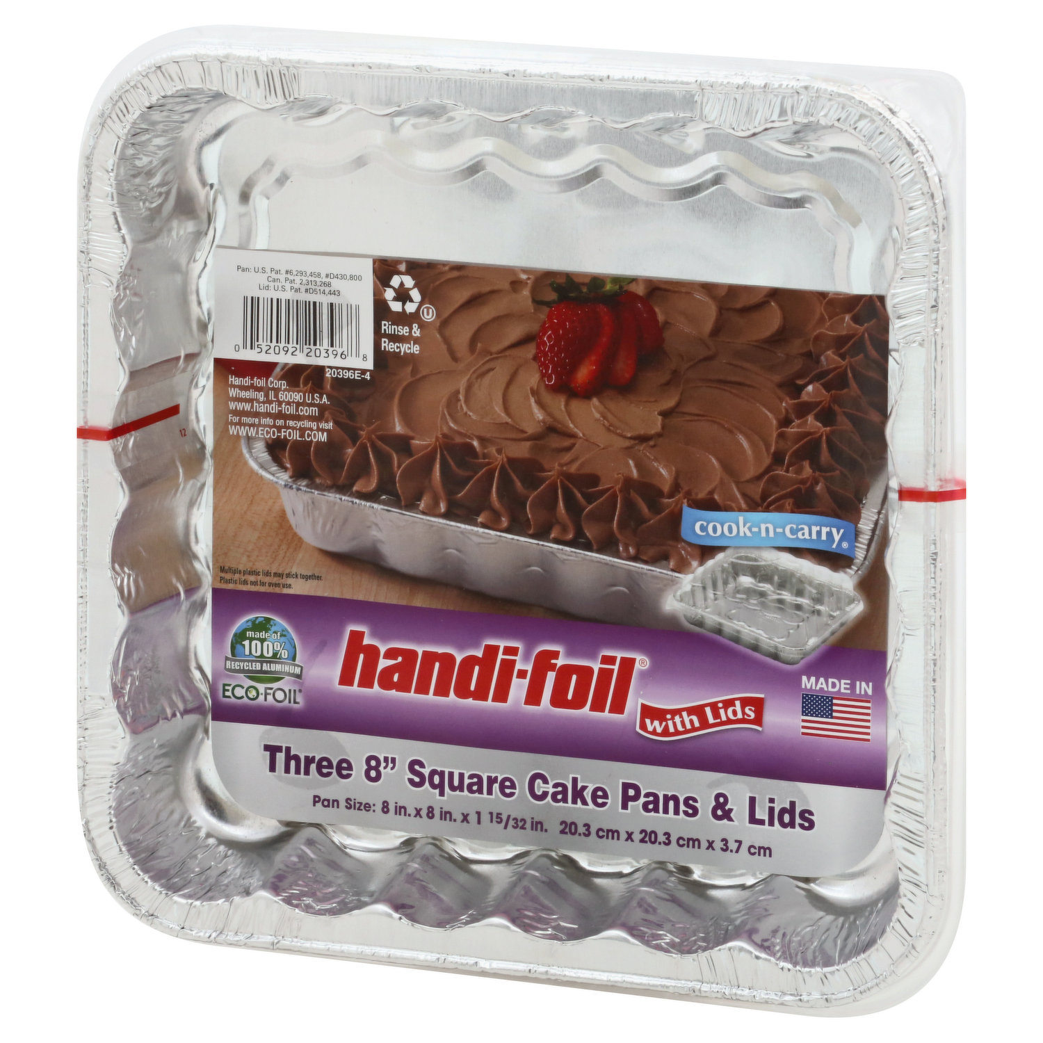 Handi-Foil Cook-n-Carry Cake Pans & Lids