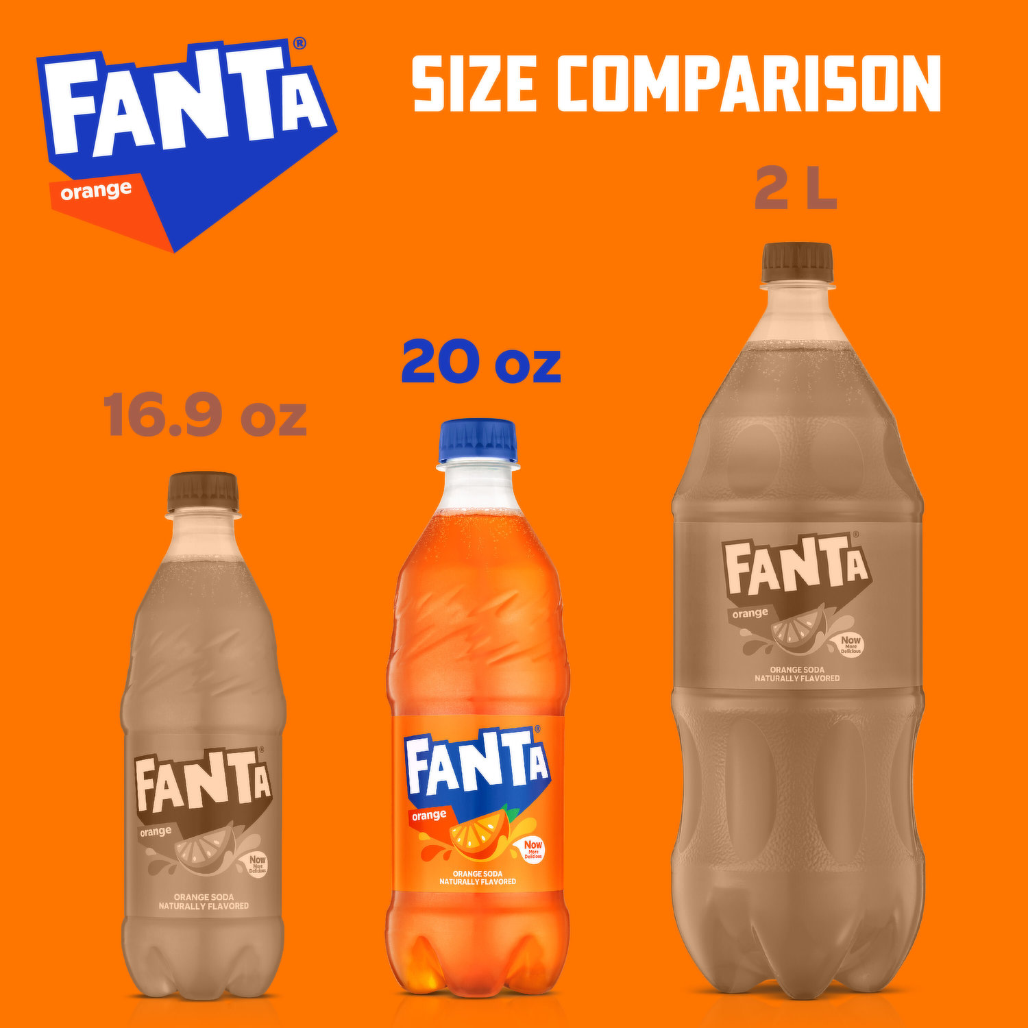 Fanta Soda, Orange - Super 1 Foods