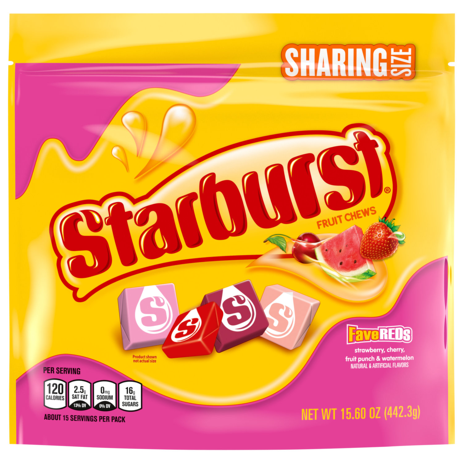 Starburst Fruit Chews, FaveReds, Sharing Size - FRESH by Brookshire's