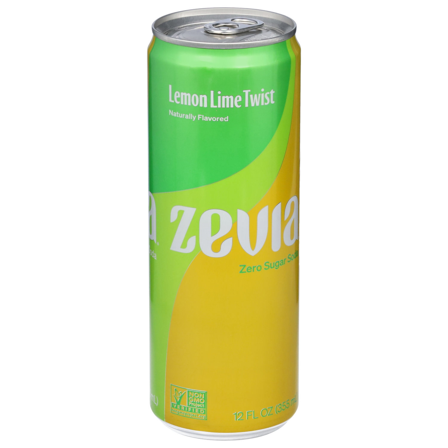 Zevia Soda, Zero Sugar, Lemon Lime Twist - Brookshire's