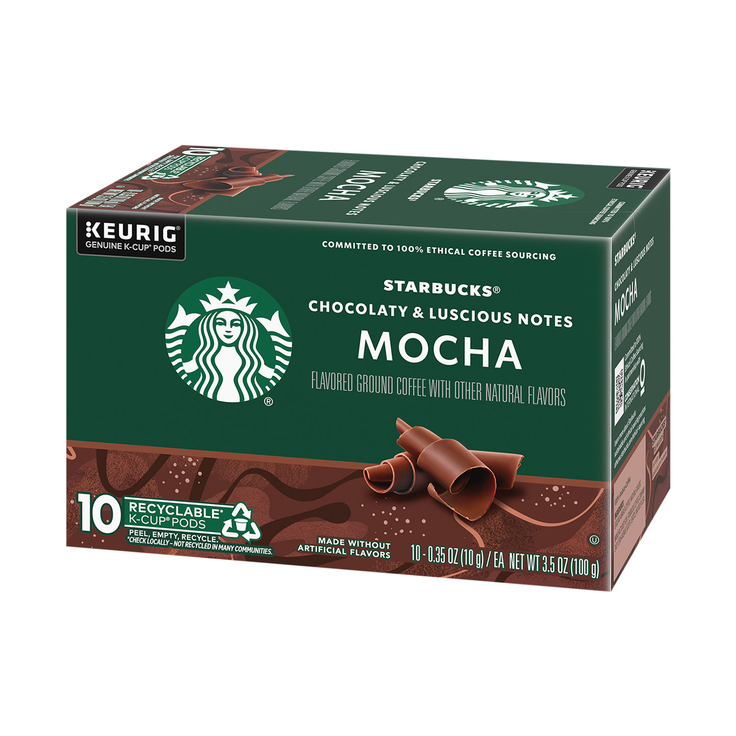 Starbucks Coffee K-Cup Pods, Naturally Flavored Hot Cocoa For