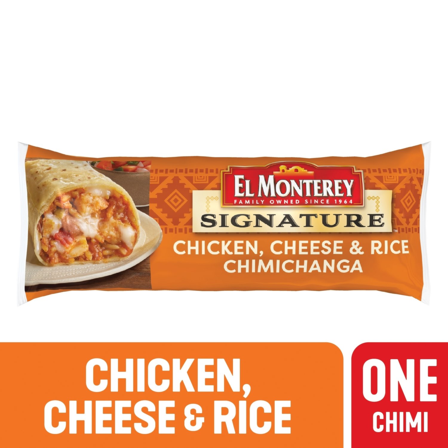 El Monterey Chimichanga, Shredded Steak, Cheese & Rice 1 Ea, Meat &  Seafood