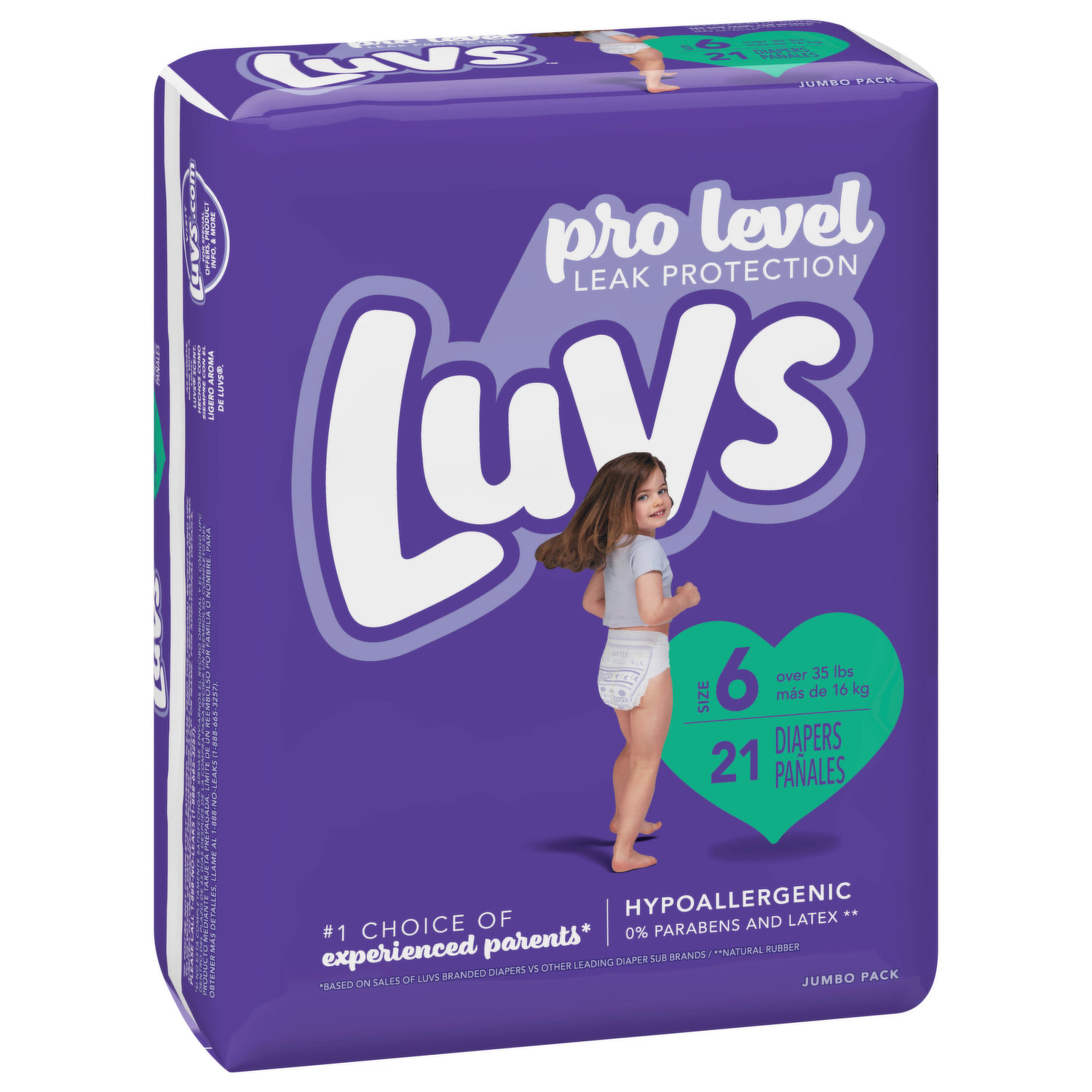 Luvs Diapers, Size 7 (Over 41 lbs)