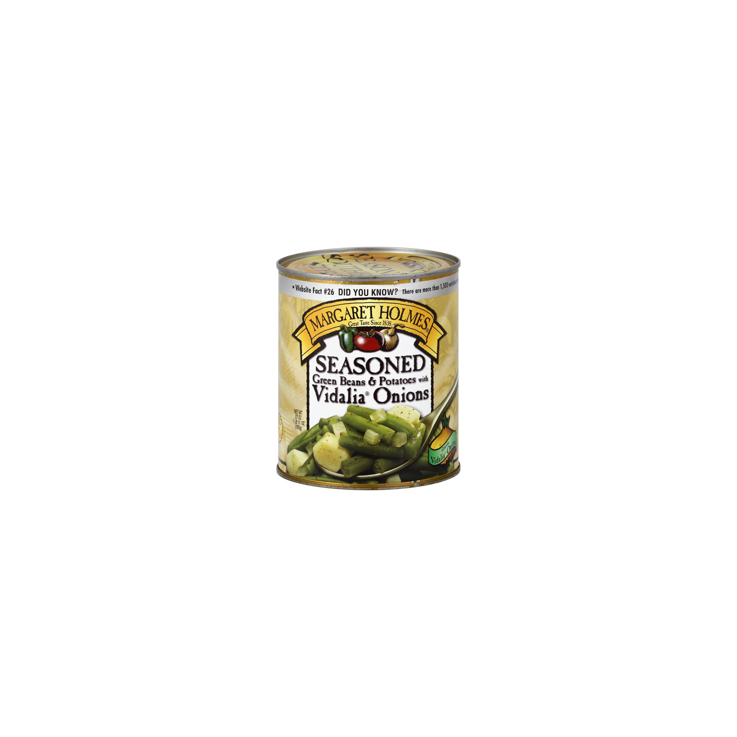 Margaret Holmes Seasoned Mixed Greens, Canned Vegetables, 27 oz