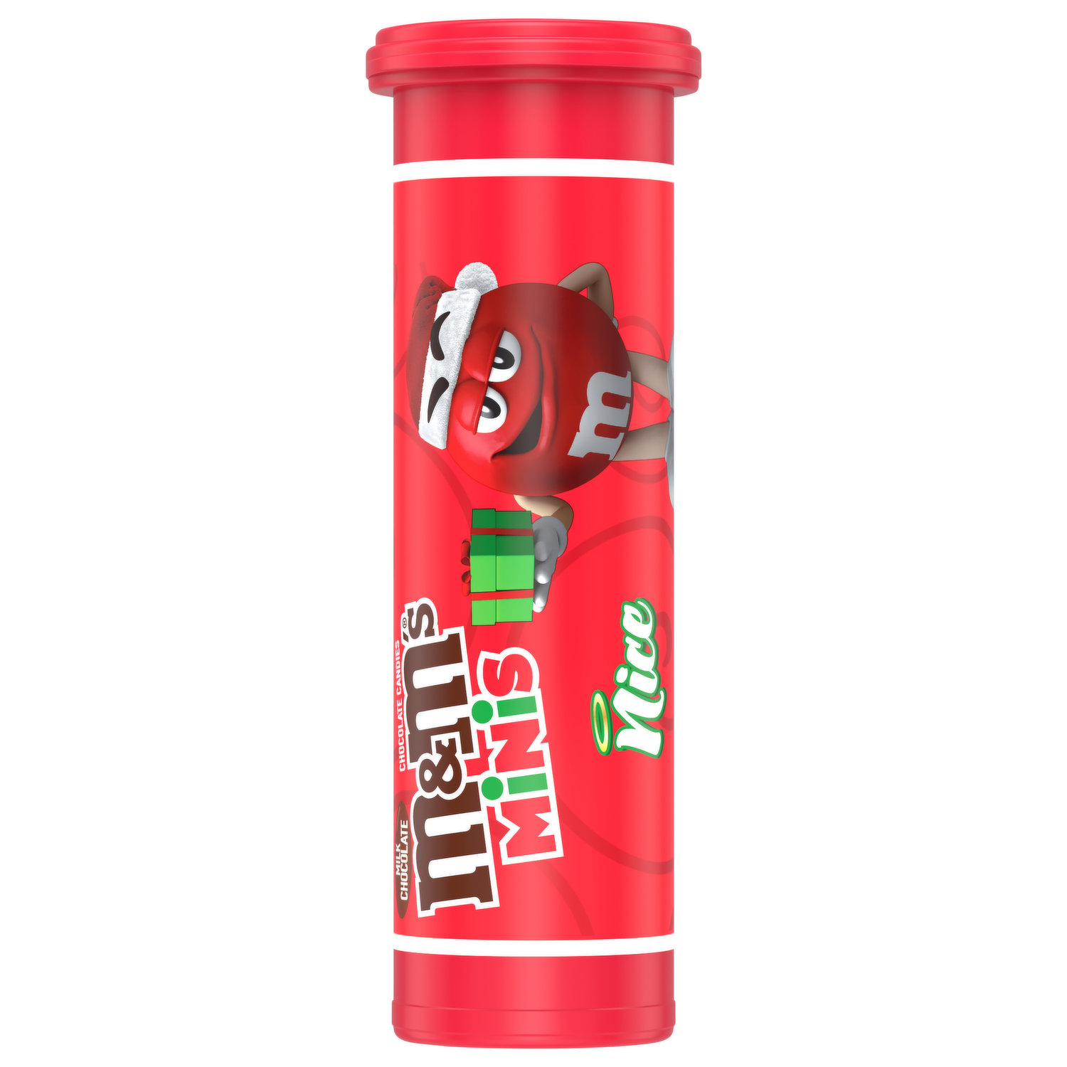 M&M'S Milk Chocolate Minis Christmas Candy Tube, 1.08 oz - Foods Co.