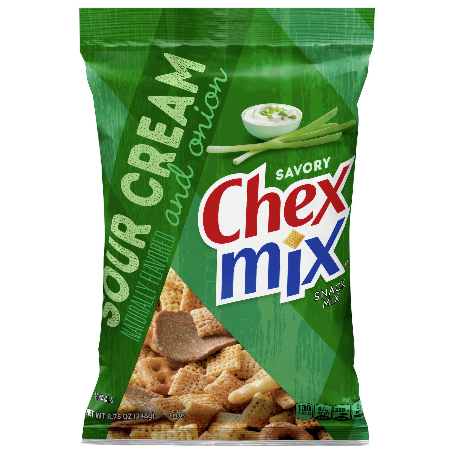 Chex Mix Snack Mix, Savory, Bold Party Blend - 8.75 oz