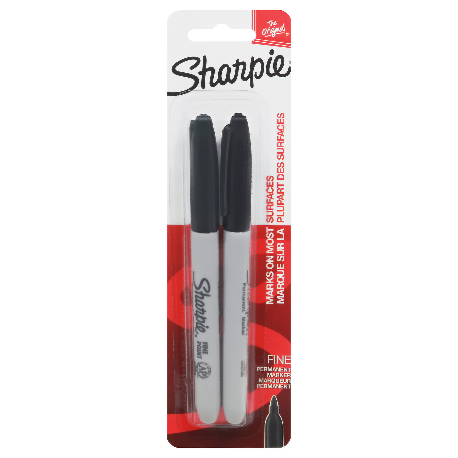 Sharpie - Permanent Marker: Green, AP Non-Toxic, Twin Tip Fine