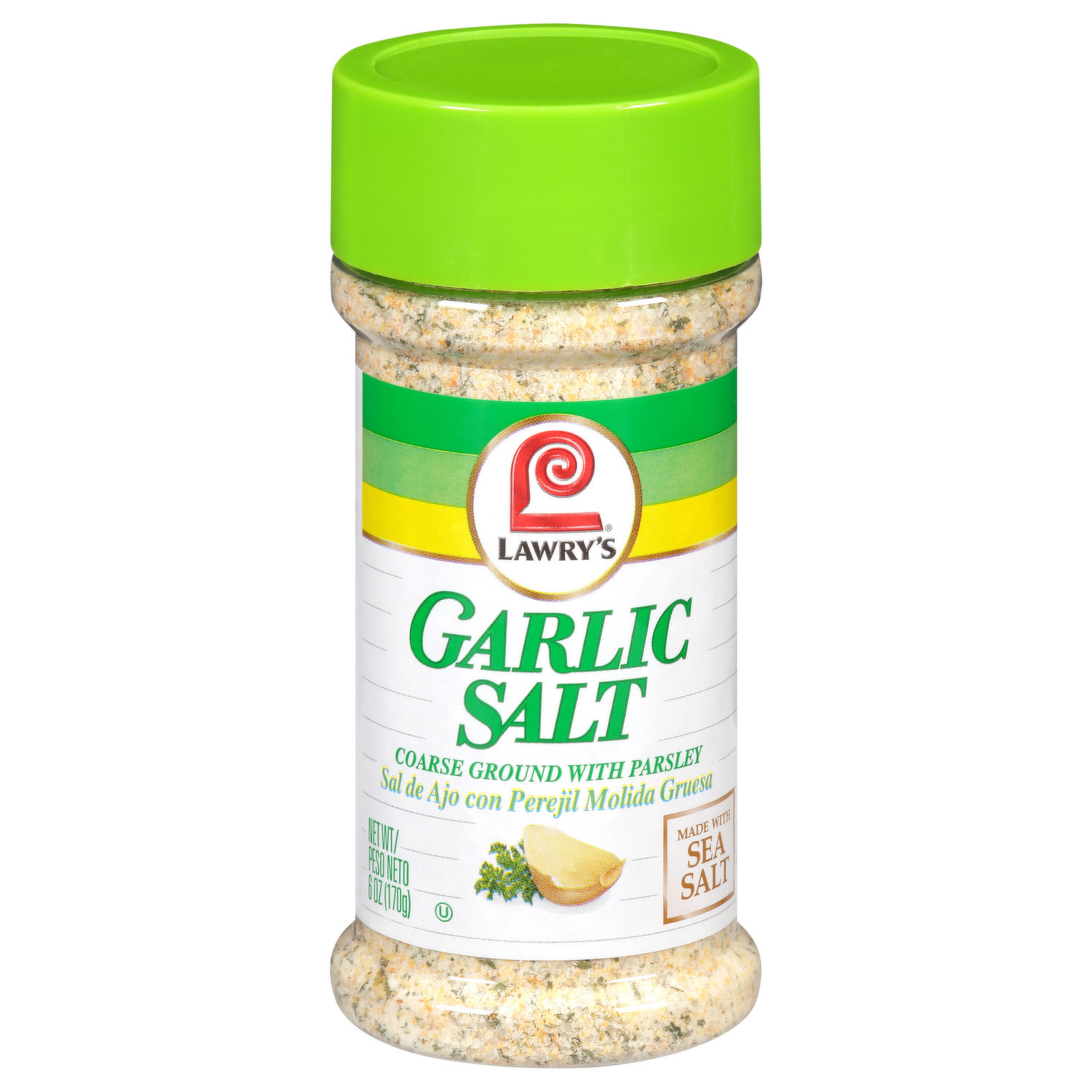 Containers　Salt　Coarse　Lawry´s　Ground　-Ounce　28　of　Pasley　Garlic　Casero　(Pack　3)-　Lawry´s　with
