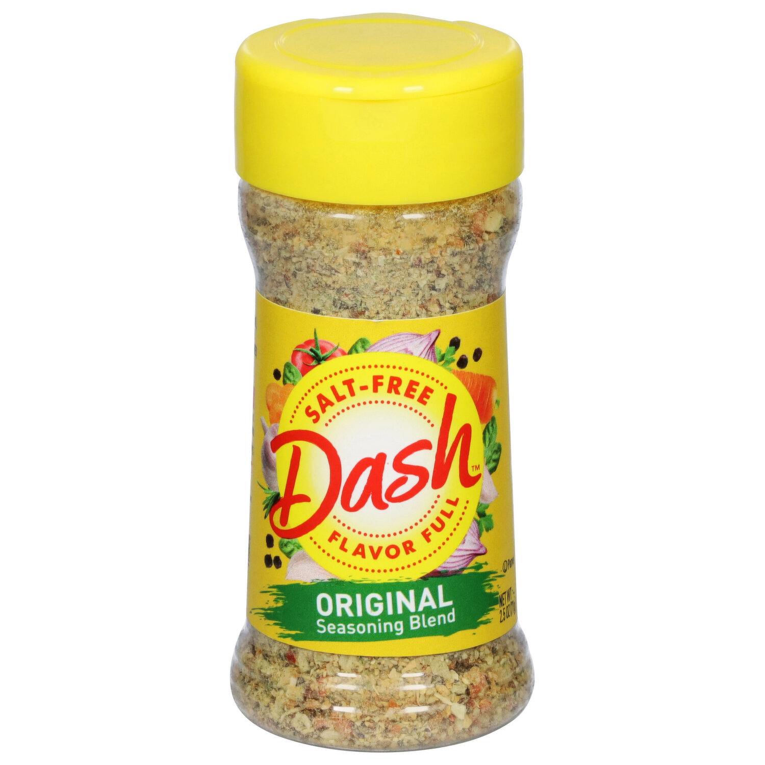 Dash Salt-Free Seasoning Blend, Lemon Pepper, 2.5 Ounce