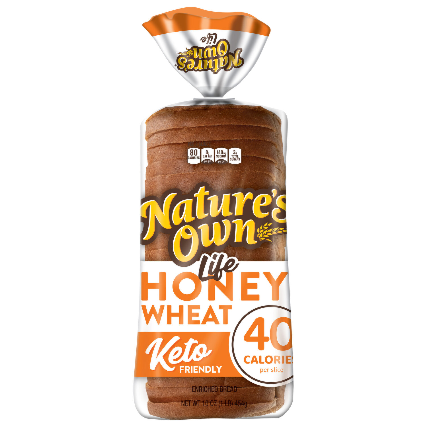 Nature's Own Honey Wheat Thin Sliced, Honey Wheat Sandwich Bread