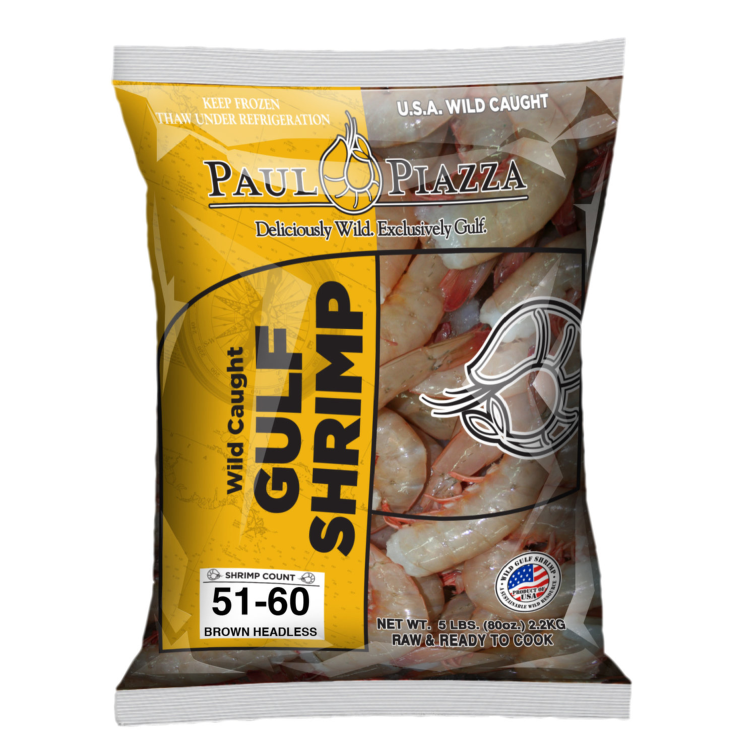 Paul Piazza Wild Caught Gulf Shrimp - Brookshire's