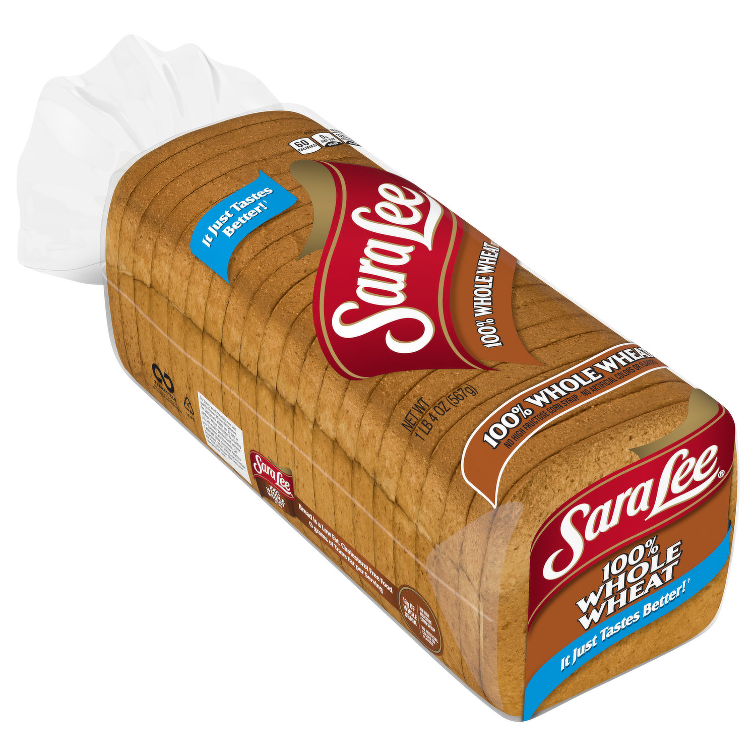 Sara Lee Bread, 100% Whole Wheat