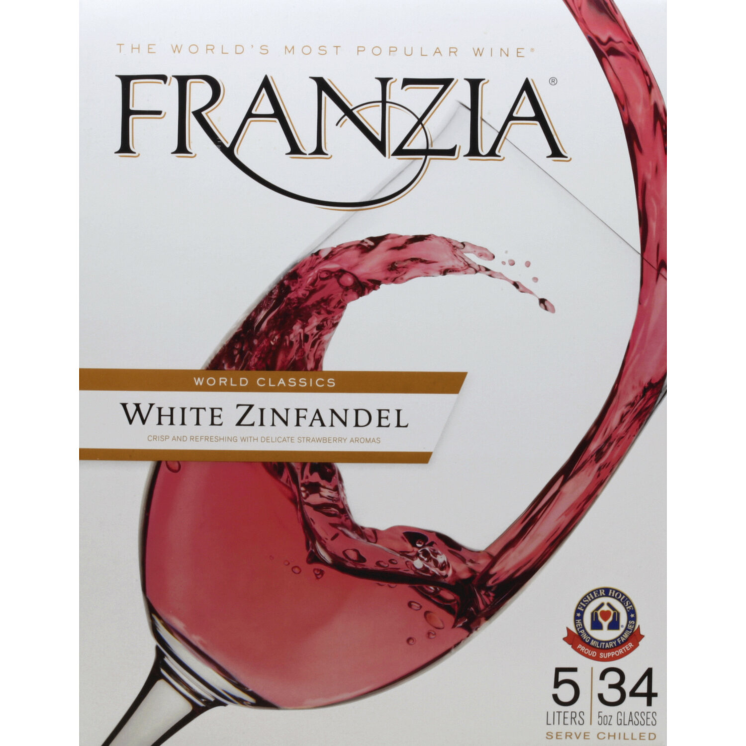 Franzia Crisp White House Favorites White Wine, 5 L Bag In Box