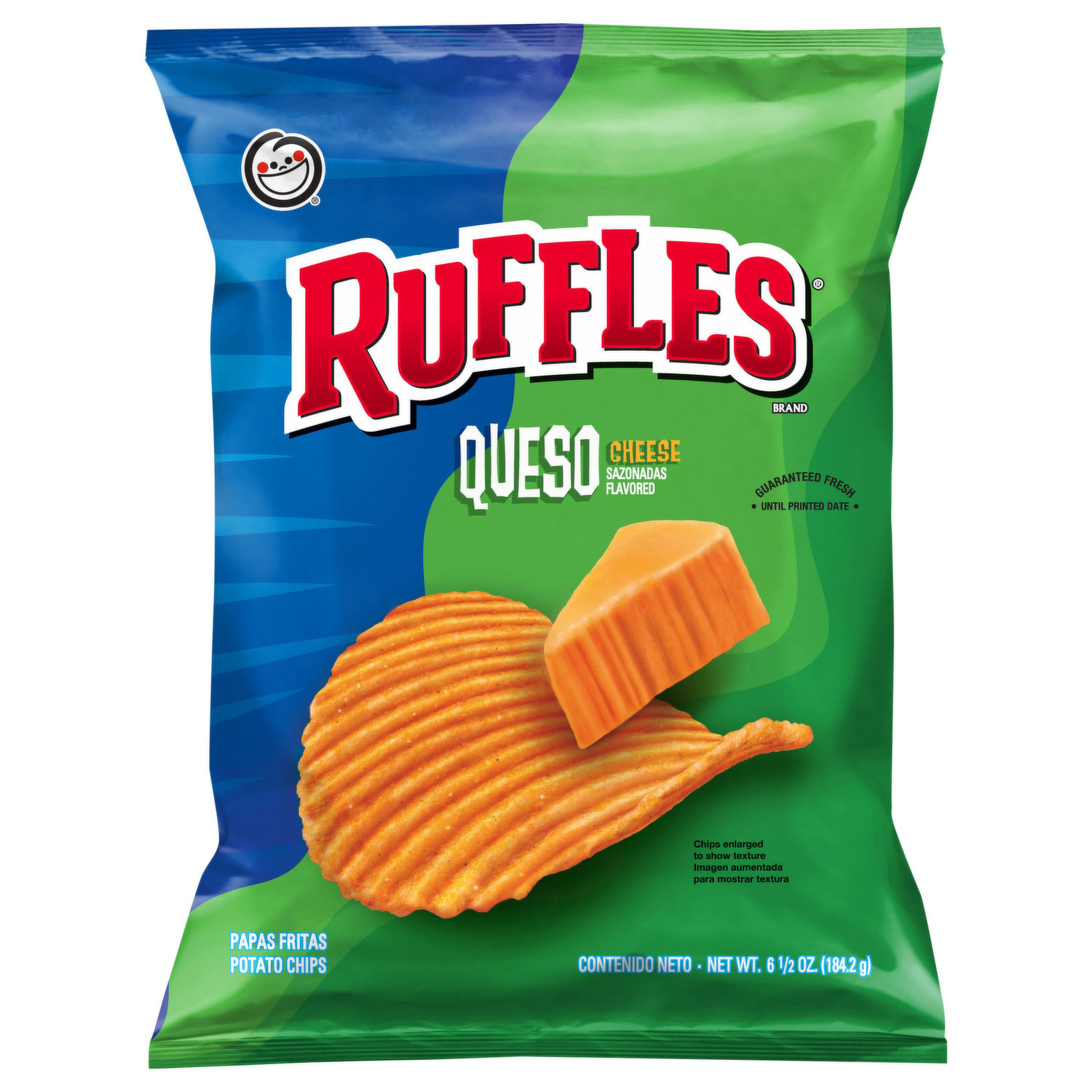 Ruffles Potato Chips, Original, Party Size - 13 oz