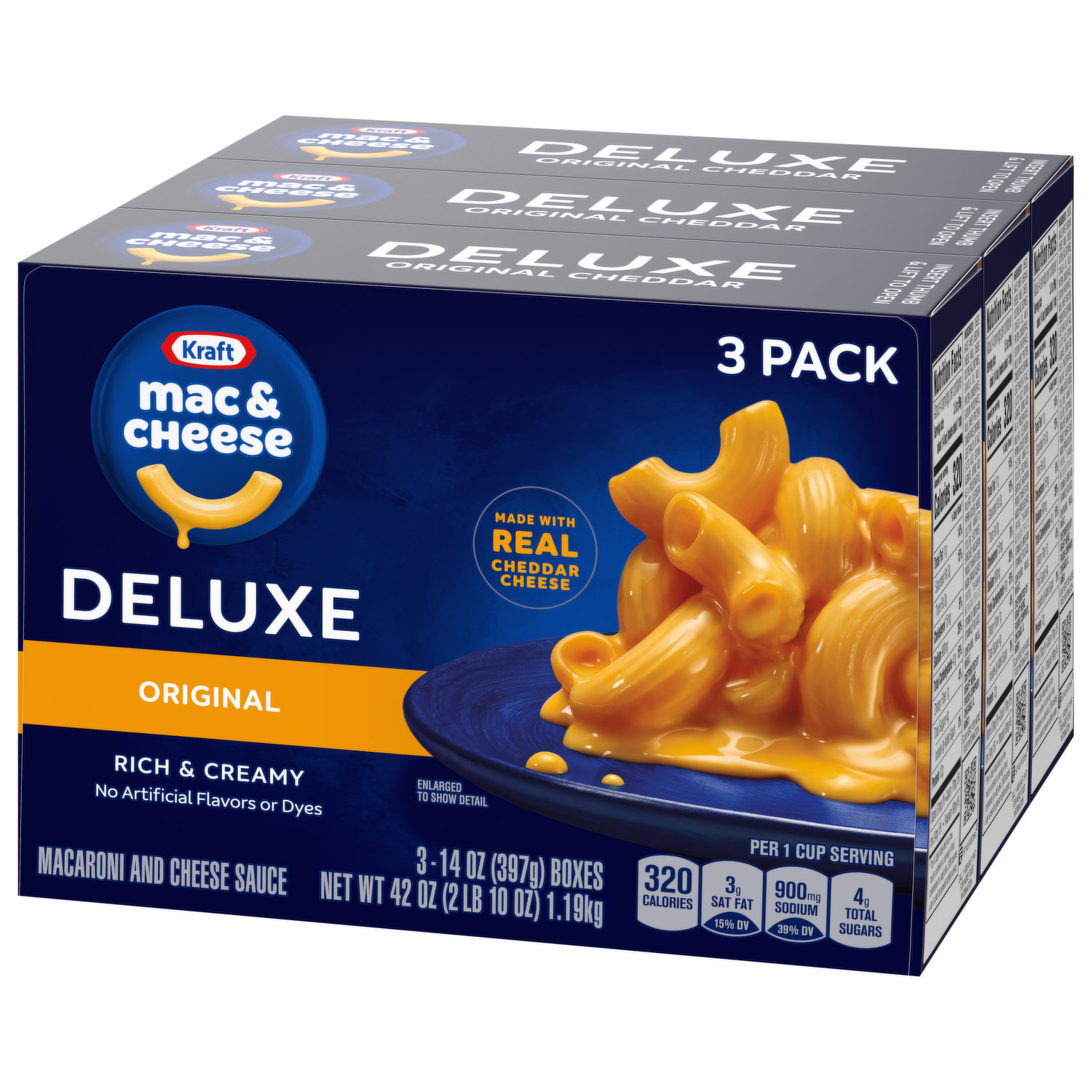 Kraft Mac and Cheese Macaroni Pasta Original Box 8 Pack 410g