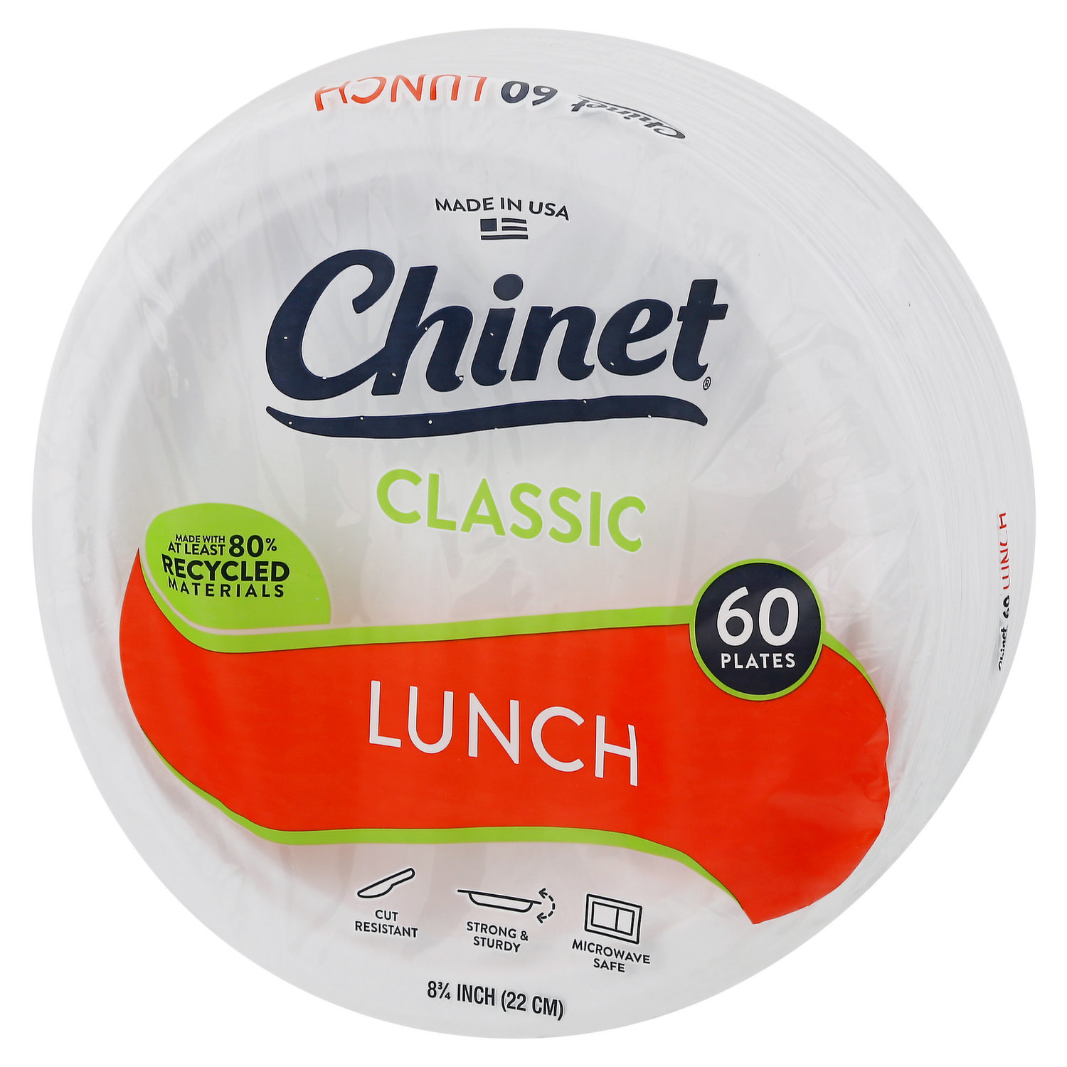 Chinet Classic White, Round All Occasion Fiber Plates, 8.75 Inch, 100 Count  – Falak And Sheru LLC