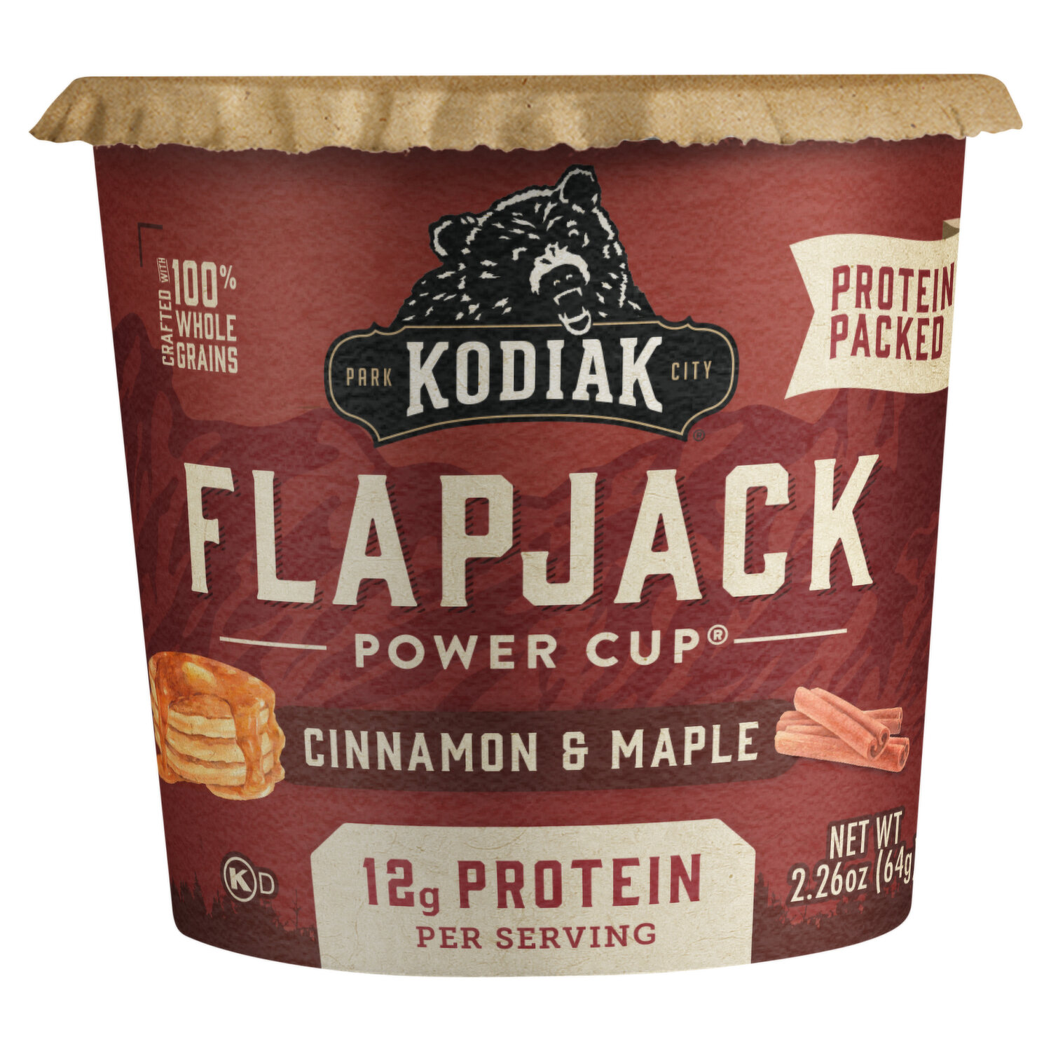 Kodiak Cakes Power Cup Flapjack, Buttermilk & Maple - 2.15 oz