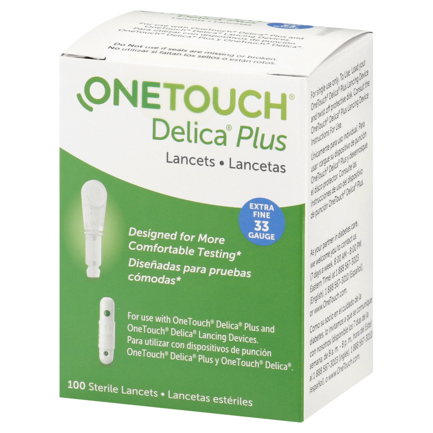 OneTouch Delica Plus Lancing Device For Diabetes Testing