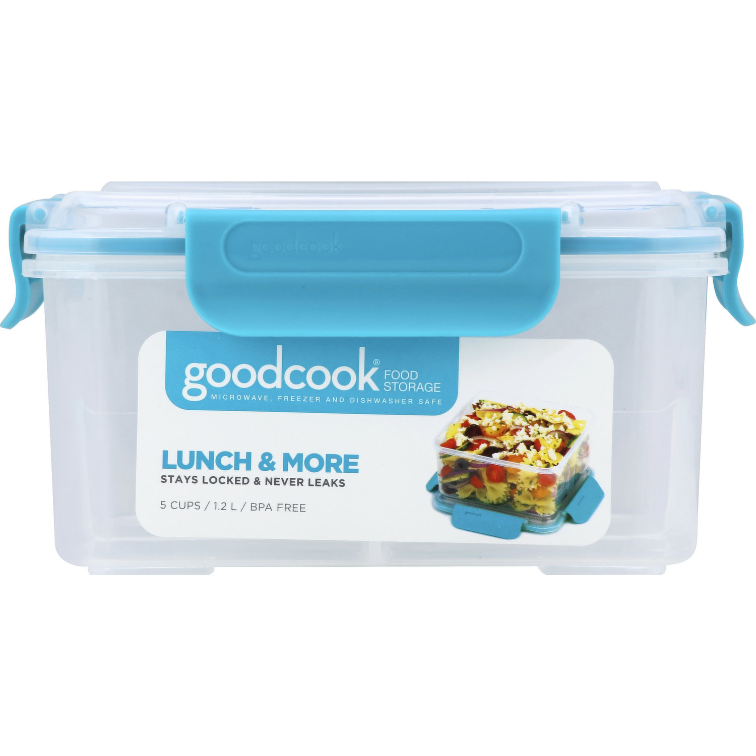 GoodCook Meals on the Run Sandwich Container, Locking Lid