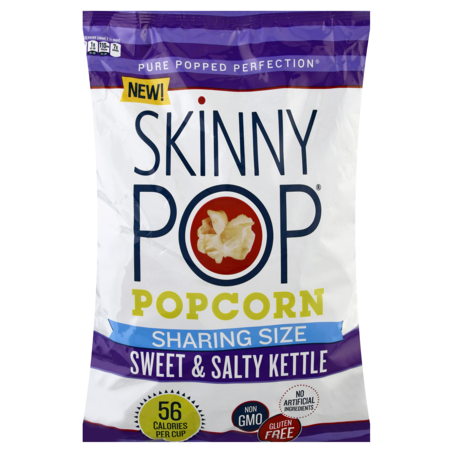 Skinny Pop Popcorn, Sweet & Salty Kettle, Sharing Size
