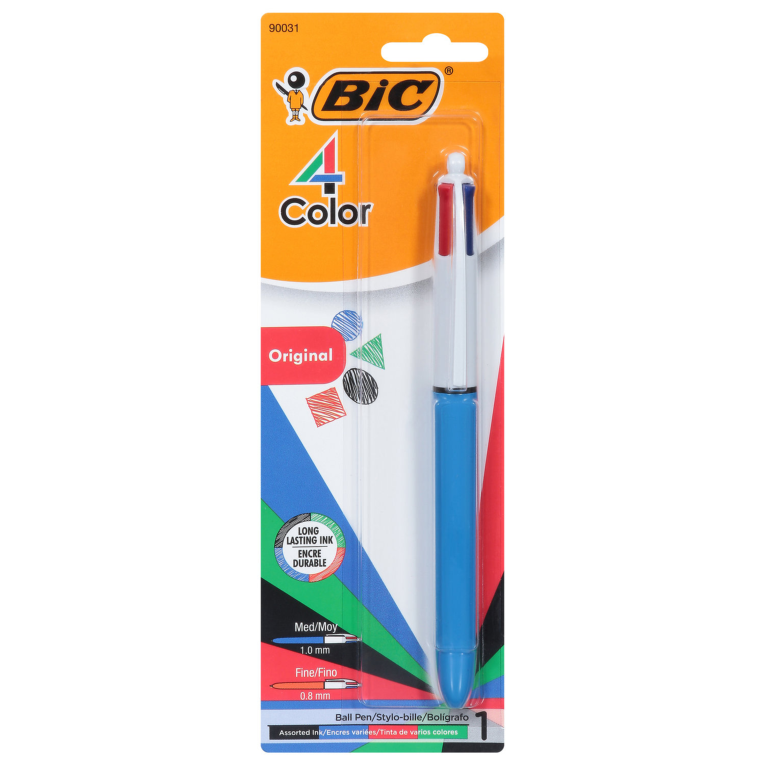 BIC Cristal SOFT - Stylo à bille - noir - 1 mm