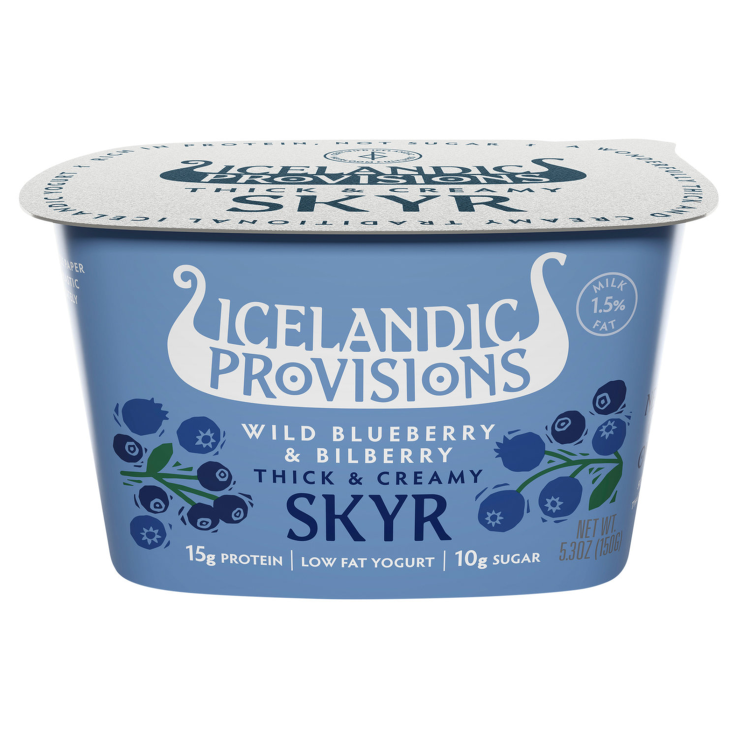 Icelandic Provisions Skyr, Low Fat, Vanilla, Thick & Creamy