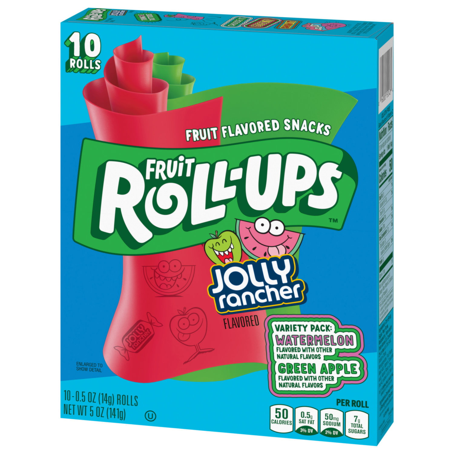 Fruit Roll-Ups 14g Strawberry or Tropical Tie-Dye - Lollies 'N Stuff