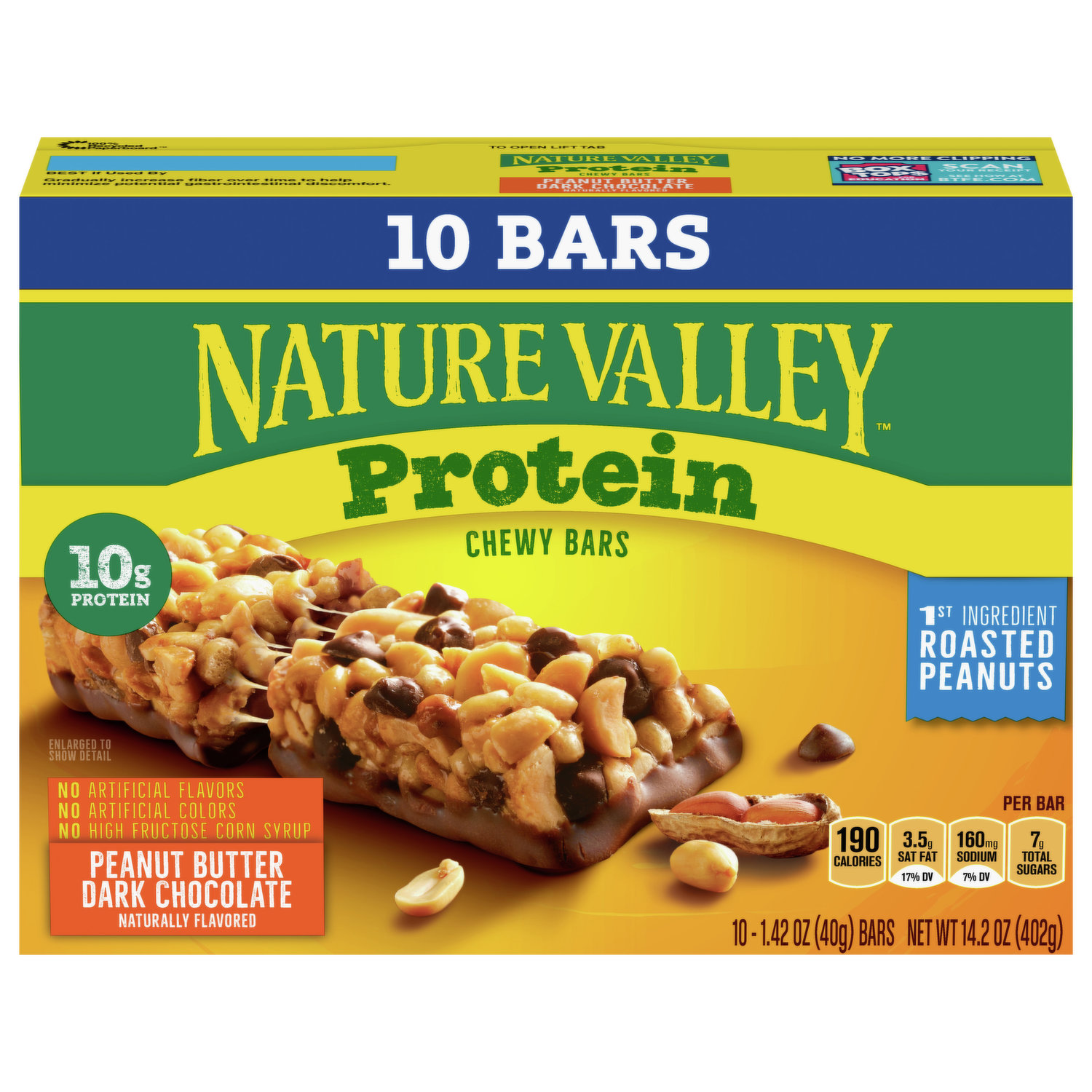 Nature Valley Protein Peanut Butter Dark Chocolate Chewy Bars