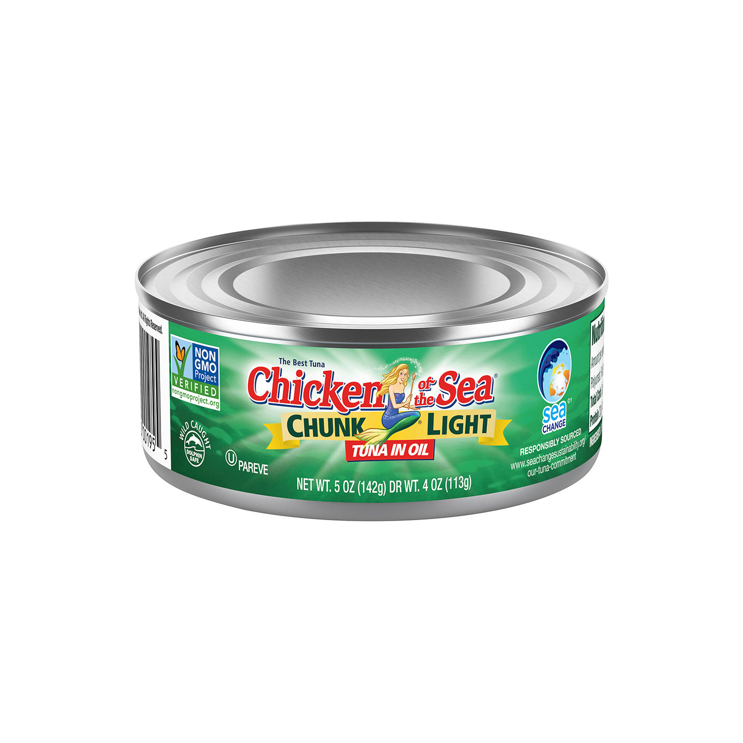 Chicken of the Sea Tuna, Chunk Light - Brookshire's