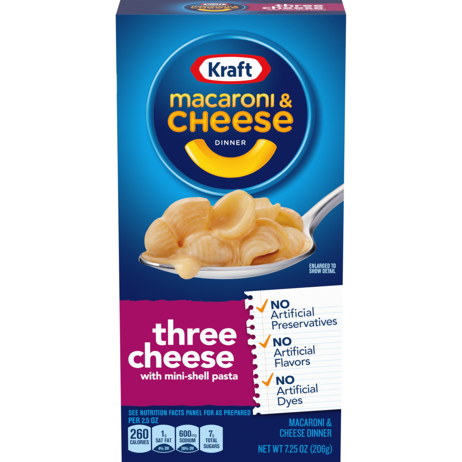 Kraft Macaroni & Cheese Dinner, Original Flavor - 7.25 oz