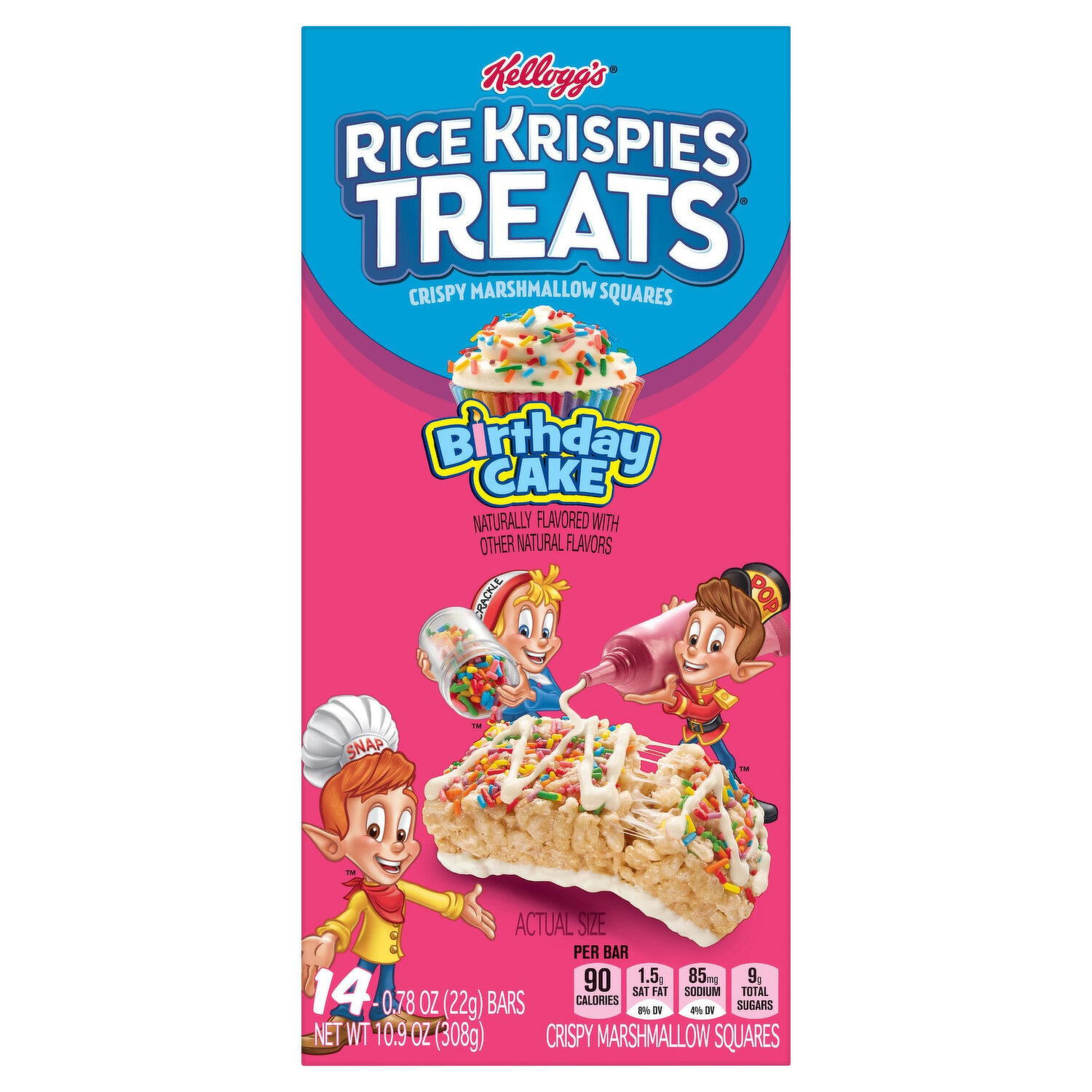 rice crispy treats birthday cake