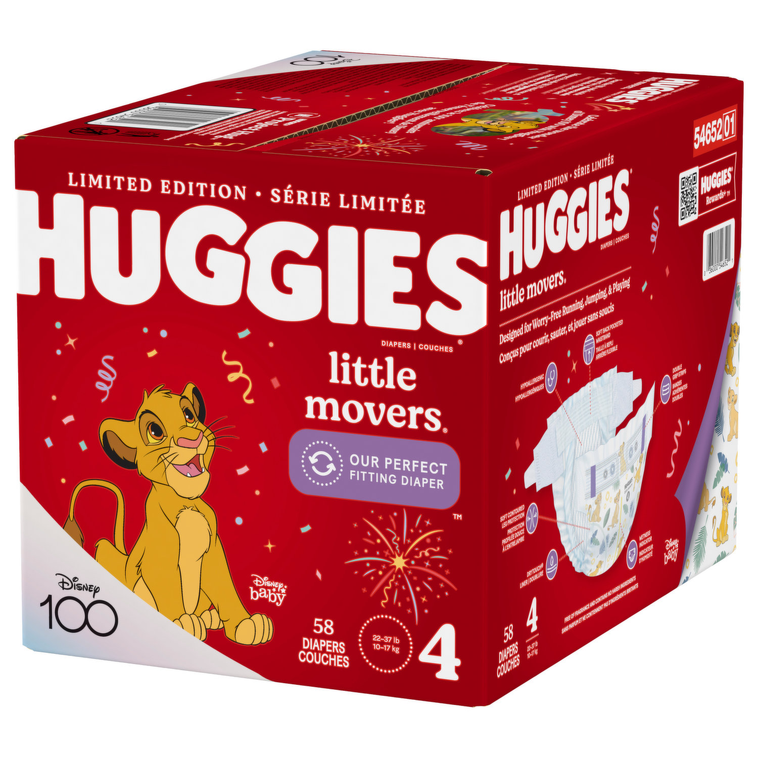 Huggies Little Movers Size 7 Disposable Diapers Lion India