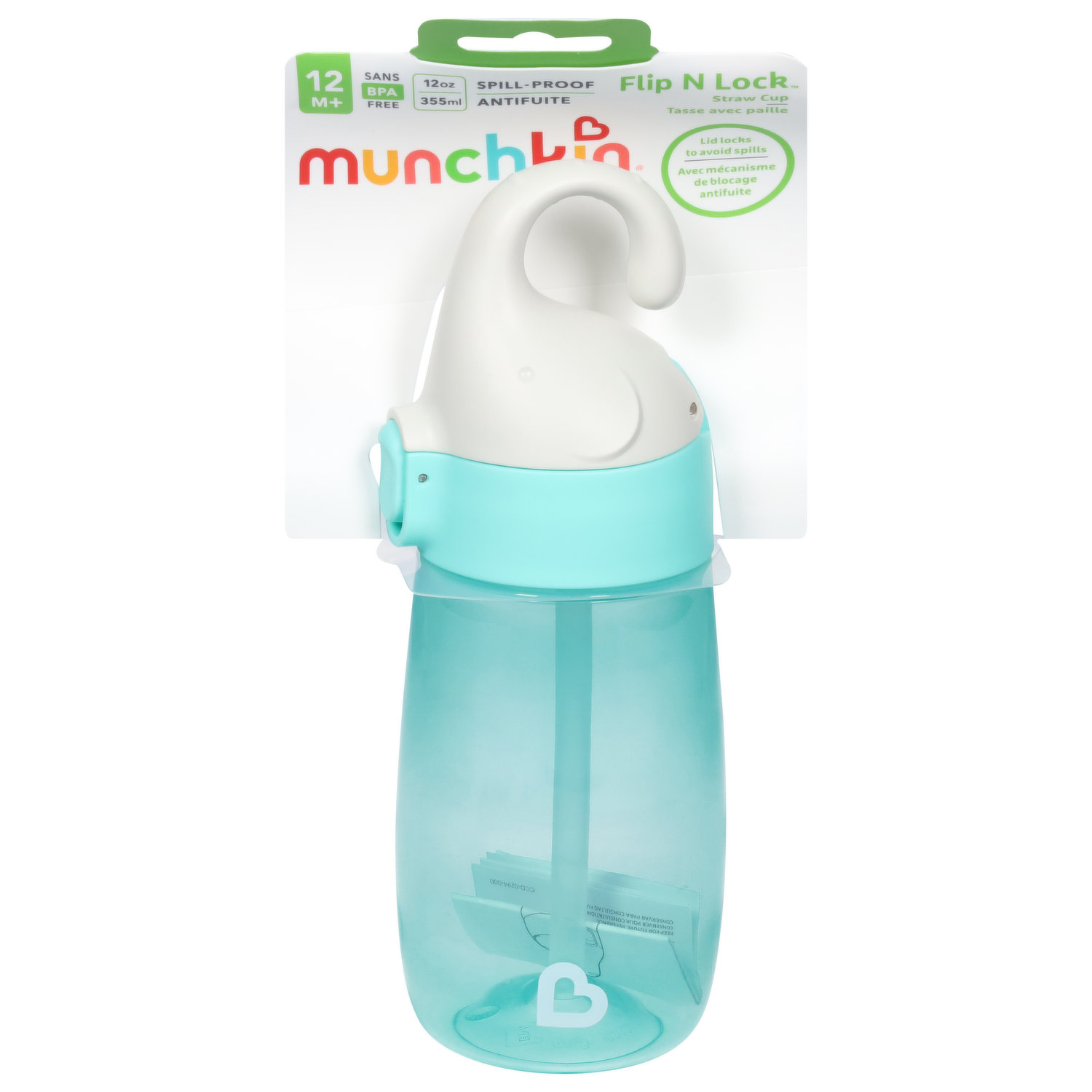 Nuby No-Spill Cup with Dual-Flo Valve, Sippy Cup for Baby and Toddler, 9  Ounce