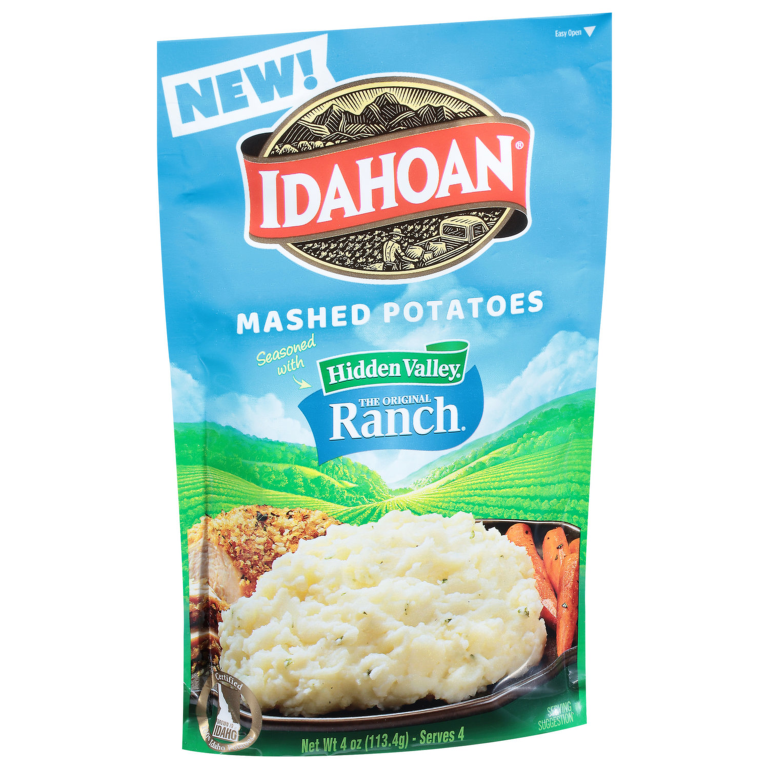 Idahoan Mashed Potatoes, Buttery Homestyle, Family Size - 8 oz